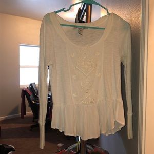 long sleeve dress top